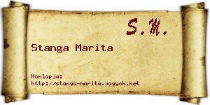 Stanga Marita névjegykártya